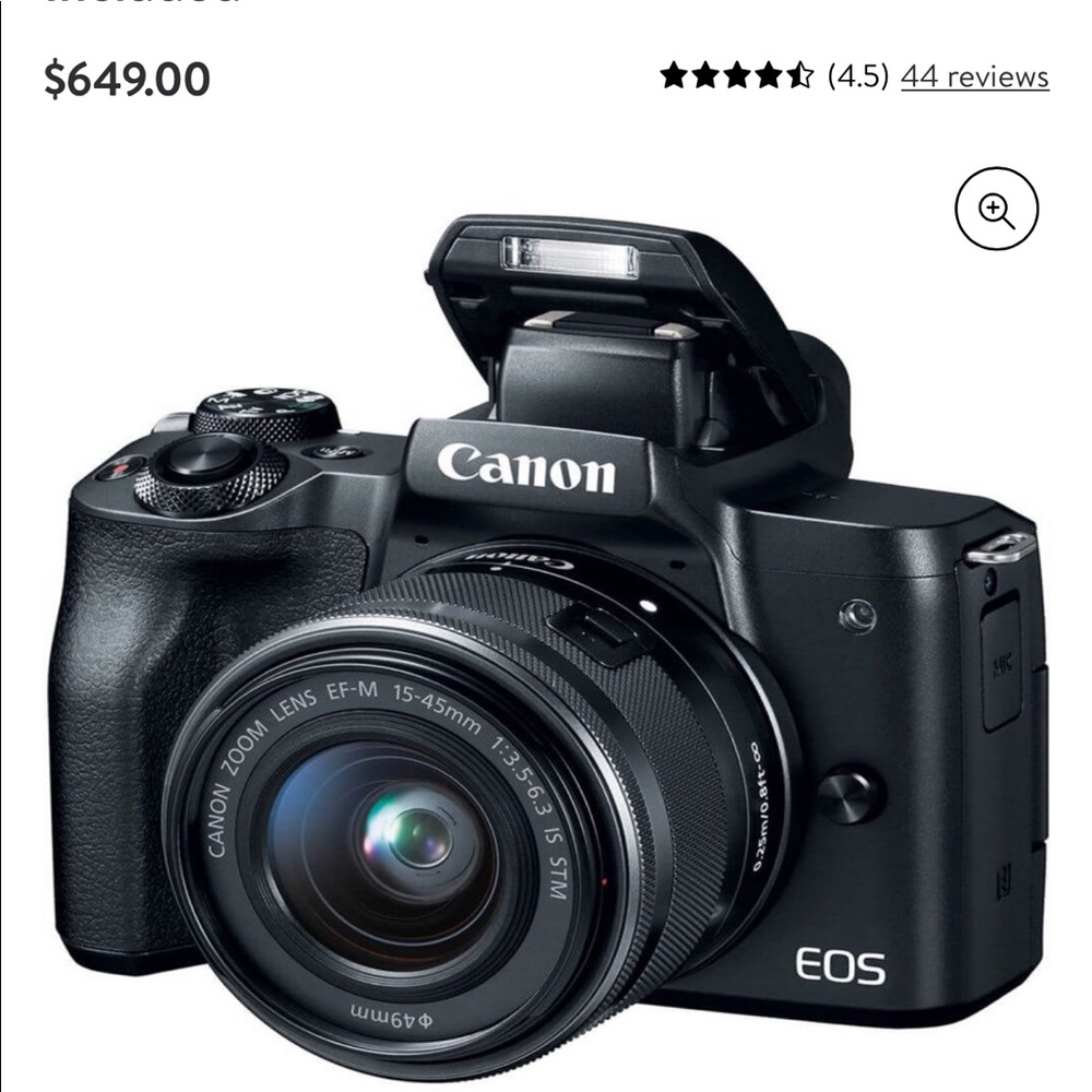Canon M50 camera (new)